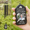 Custom Photo Now She Flies With Hummingbirds Memorial Wind Chimes HO82 893632