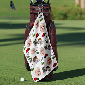 Custom Kid Photo Golf Towel Gift For Dad, Golf Lovers HO82 894176