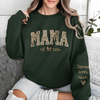 Custom Kid Name Leopard Mama Sleeve Printed Sweatshirt - Gift For Mom, Mother's Day HO82 902192