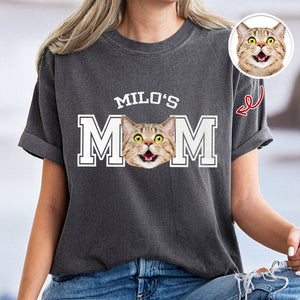 Custom Photo Dad Mom Cat Comfort Shirt For Cat Lovers HA75 897642