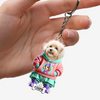 Custom Photo Cute Dog Cat Acrylic Keychain Gift For Dog Lovers Cat Lovers CH07 895700