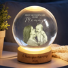 Custom Photo First Mother's Day As My Mom Crystal Ball LED Night Light LM32 899807