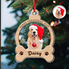 Custom Photo Dog First Christmas Wood And Acrylic Ornament HA75 897042