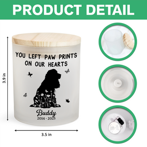 Personalized Forever Loved, Always In Our Hearts Memorial Glass Jar With LED Candle LM32 893497