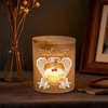 Custom Photo Your Light Will Always Shine In My Heart Memorial Glass Jar With LED Candle HO82 893828