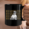 Personalized Vintage Photo Best Dad Mom Ever Black Mug - Father’s Day Gift LM32 669055