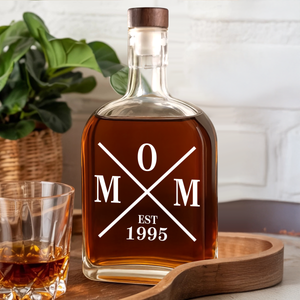 Personalized Dad EST Whiskey Bottle CH07 895976