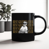 Personalized Vintage Photo Best Dad Mom Ever Black Mug - Father’s Day Gift LM32 669055