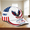 Custom Name American Pride Patriotic 250th Anniversary Eagle Classic Cap HA75 921144