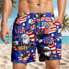 USA 250 Anniversary Eagle 1776-2026 Patriotic Beach Short HA75 920648