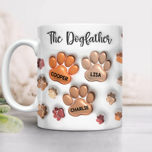 The Dogmother Dogfather 3D Inflated Effect Mug For Dog Lover TH10 894727