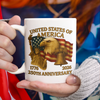 United States Of America 250th Anniversary White Mug HA75 898046