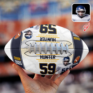 Custom Photo, Text & Colors Football Ball Gifts For Football Lovers CH07 895702