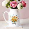 Custom Name Birth Month Flower Vase, Personalized Gift for Her HO82 901774