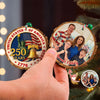 Custom Family Photo United States of America 250 Years Wood Slice Ornament HO82 900126