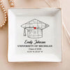 Custom Map Jewelry Dish Personalized Graduation Gift HO82 901614