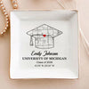 Custom Map Jewelry Dish Personalized Graduation Gift HO82 901614