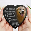Custom Photo You Would Have Lived Forever Pet Memorial Heart Shaped Stone With Stand HA75 891212