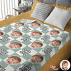Custom Baby Face Best Dad, Mom Ever Personalized Gift for Parents Blanket HA75 921480