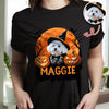 Custom Halloween Dog Photo Dark Shirt Spooky Season Shirt Dog Lovers Halloween Gift CH07 899428