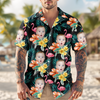 Custom Funny Photo Kid Flamingo Hawai Shirt Summer Gift, Family Gift HA75 892450