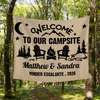 Personalized Welcome To Our Campsite Camping Tapestry, Gift For Camping Lovers HO82 903072