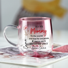 To My Mommy You Are My World - Personalized Custom Pink Gradient Glass Mug HO82 901988