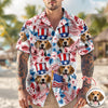 Custom Dog Cat Face Hawaii Shirt Personalized Aloha Shirt HA75 920208