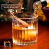 Custom Photo Christmas Would Be Boring Without Me Christmas Engraved Vertical Lines Whiskey Glass TH10 894501