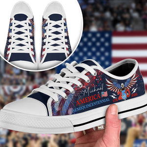 250 Years America Semiquincentennial Patriotic Canvas Shoes HA75 898926