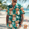 Custom Pet Face Tropical Hawaiian Shirt Pet Lover Summer Gift CH07 911244