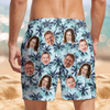 Custom Human Face Photo On Family Beach Short TH10 892649