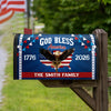 Custom 250th Anniversary God Bless America Eagle 1776–2026 Patriotic Mailbox Cover HA75 898944
