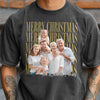 Personalized Vintage Photo Merry Christmas Comfort Shirt, Custom Family Holiday Gift HA75 922114