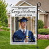 Custom Photo Newspaper Styles Class Of 2026 Garden Flag Graduation Party Decor CH07 910716
