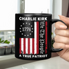 We The People - Pray For Charlie Kirk Memorial Black Mug LM32 65469
