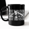 Personalized Vintage Photo Best Dad Mom Ever Black Mug - Father’s Day Gift LM32 669055