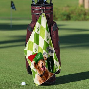 Custom Pet Photo Every Golfer Needs a Loyal Caddie Golf Towel LM32 893603
