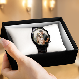 Custom Family Photo Men's Wrist Watch Father's Day Gift HA75 892332