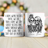 Custom Name Skeleton Bestie Mug – Personalized Halloween Gift for Best Friends HO82 903186