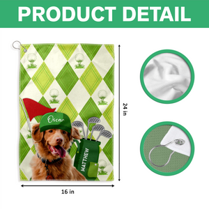 Custom Pet Photo Every Golfer Needs a Loyal Caddie Golf Towel LM32 893603