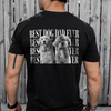 Custom Vintage Photo Best Dog Dad Ever, Best Cat Dad Ever Back Dark Shirt CH07 911538