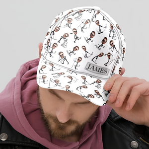 Custom Photo Funny Gift For Golf Dad Classic Cap TH10 894145