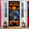 Custom Family Name & Photo Enter If You Dare Halloween Door Cover - Door Decorations HO82 903128