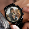 Custom Family Photo Men's Wrist Watch Father's Day Gift HA75 892332