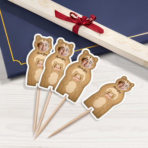 Custom Photo Mama Bear Decoration Cupcake Toppers HA75 892128