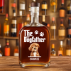 Custom Dog Photo The Dog Father Whiskey Bottle Gift For Father's Day LM32 893661
