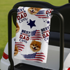 Custom Photo Best Dog Dad, Mom Ever USA Flag Dog, Cat Golf Towel LM32 893641