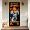 Custom Family Name & Photo Enter If You Dare Halloween Door Cover - Door Decorations HO82 903128