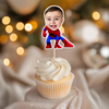 Custom Kid Face Photo Cupcake Toppers Personalised Birthday Gift Party Decor HO82 893574